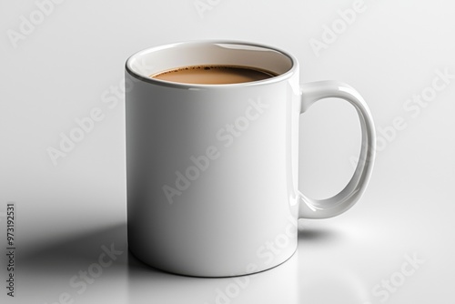 Coffee Mug Mockup on Isolated Background created with Generative AI