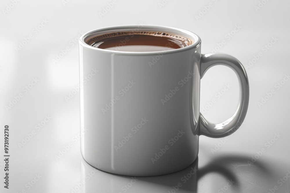 Coffee Mug Mockup on Isolated Background created with Generative AI Coffee Mug Mockup on Isolated Background created with Generative AI