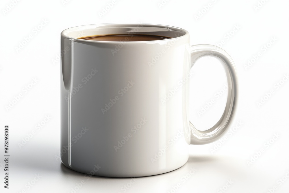 Coffee Mug Mockup on Isolated Background created with Generative AI Coffee Mug Mockup on Isolated Background created with Generative AI