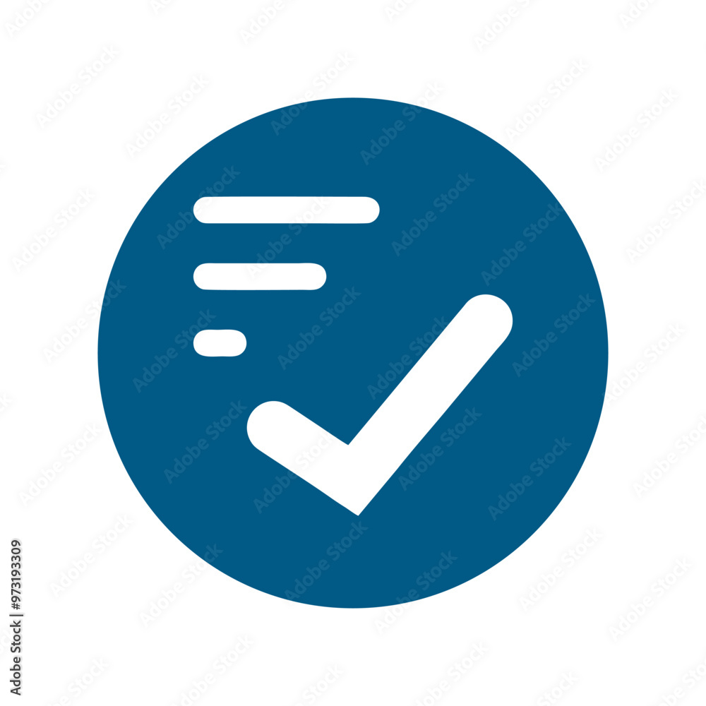 Check list, check mark, Check item, check mark icon vector logo template Check list, check mark, Check item, check mark icon vector logo template