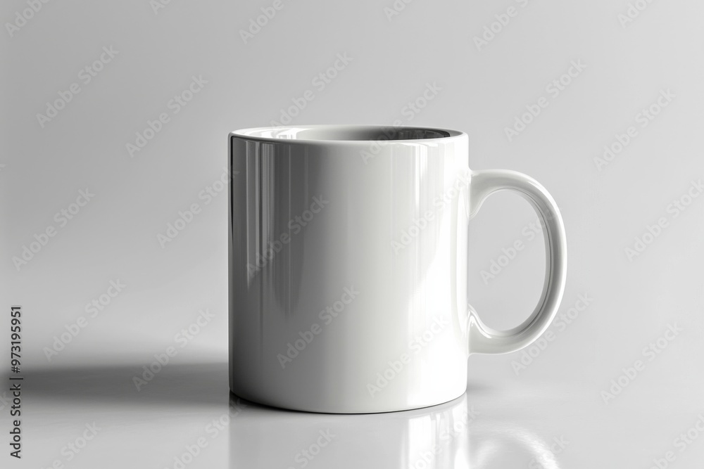 Coffee Mug Mockup on Isolated Background created with Generative AI Coffee Mug Mockup on Isolated Background created with Generative AI
