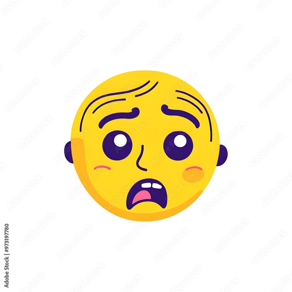 Fototapeta premium Cartoon nice Emoji 