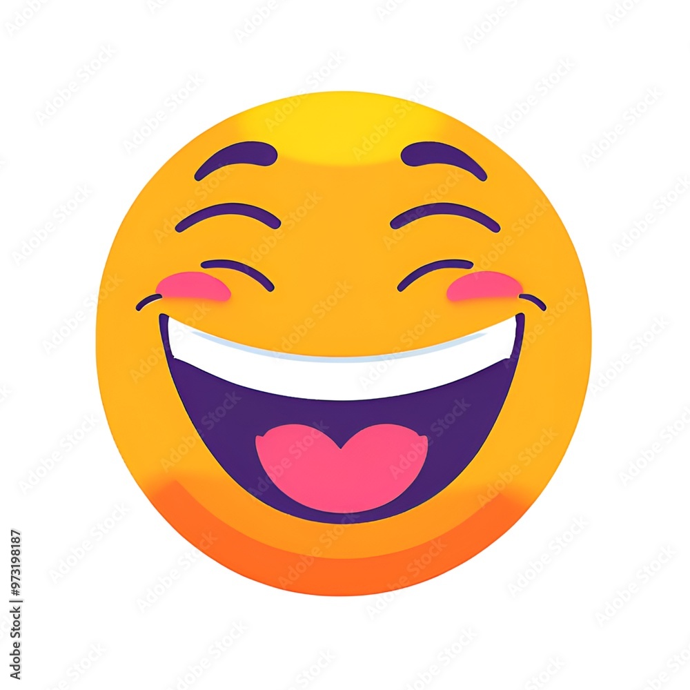 Fototapeta premium Cartoon nice Emoji