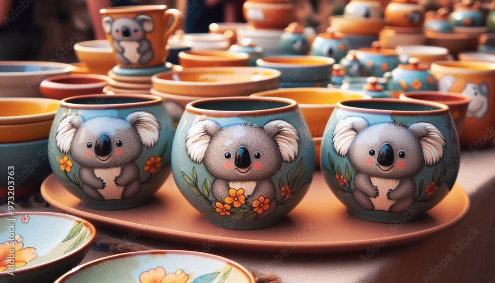 Obraz premium Töpferware