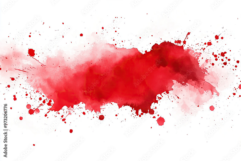 Red paint splashes Red paint splashes