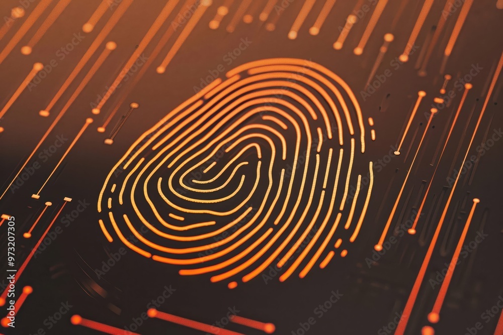Multi-colored fingerprints on a white background. Beautiful simple AI generated image Multi-colored fingerprints on a white background. Beautiful simple AI generated image