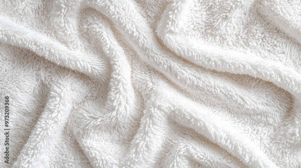 White Towel Texture for Backgrounds. AI generated illustration White Towel Texture for Backgrounds. AI generated illustration