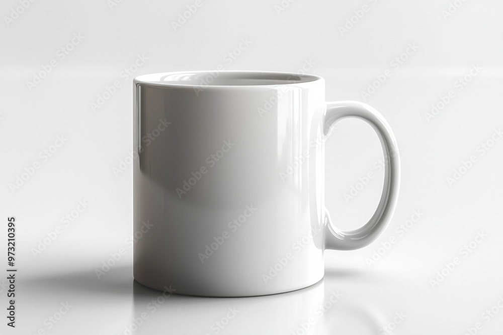 Obraz premium Coffee Mug Mockup on Isolated Background created with Generative AI