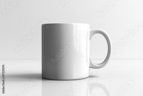 Coffee Mug Mockup on Isolated Background created with Generative AI