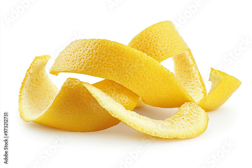 Leamon peal on a white background