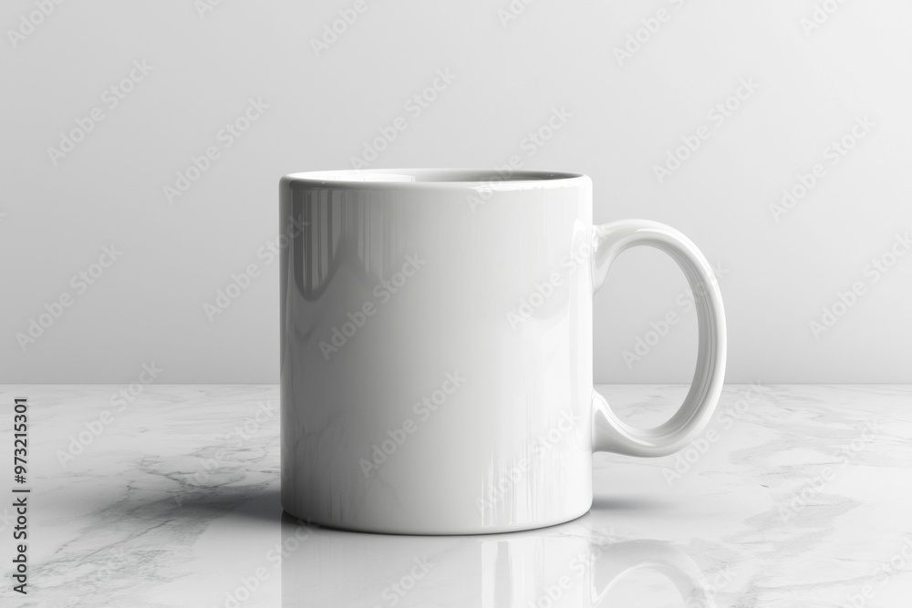 Obraz premium Coffee Mug Mockup on Isolated Background created with Generative AI
