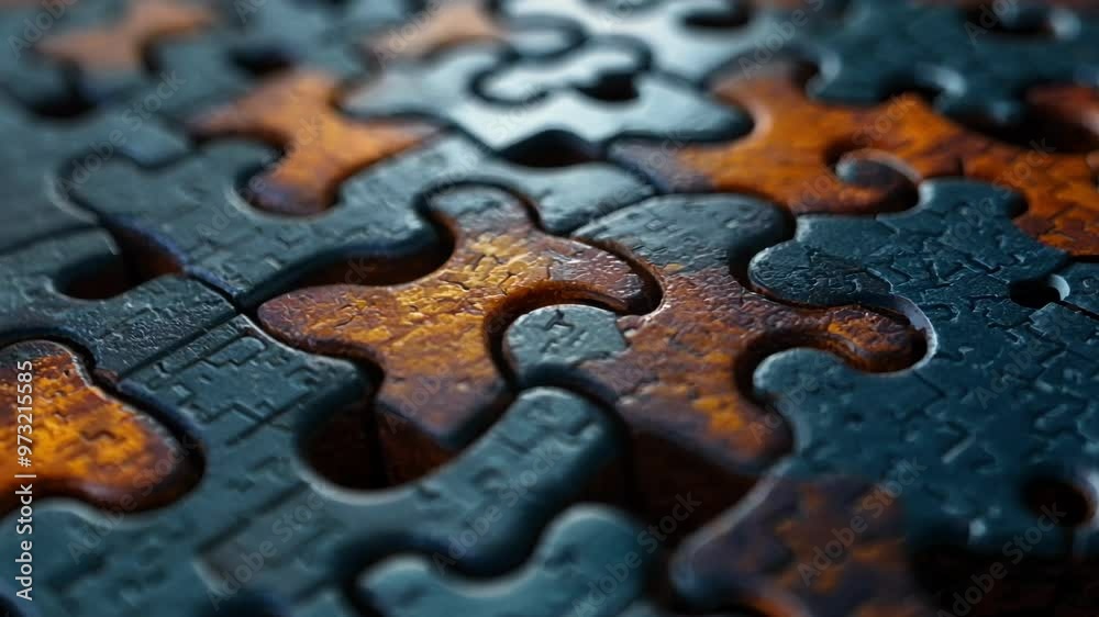 Puzzle pieces forming a cohesive structure, symbolizing the power of teamwork, problem solving, and the importance of collaboration in achieving success Puzzle pieces forming a cohesive structure, symbolizing the power of teamwork, problem solving, and the importance of collaboration in achieving success