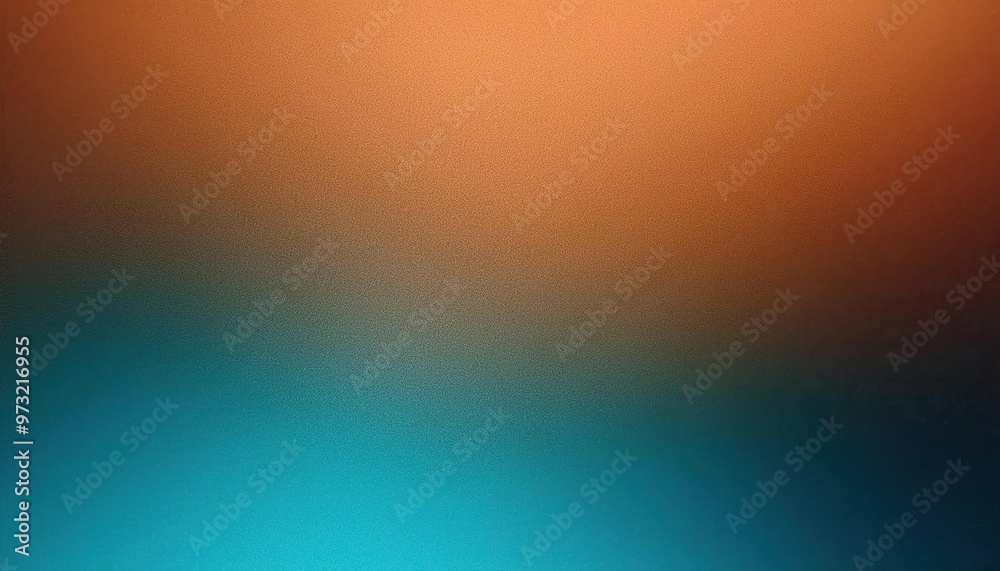 Abstract Gradient Texture. Vibrant Orange to Aqua Blue Fade with Subtle Mesh Like Surface, Capturing a Soft Transition of Warm and Cool Hues in a Modern, Minimalistic Stock Background Design Banner 