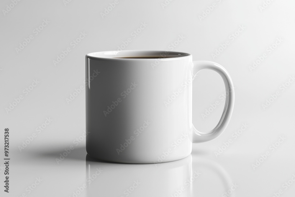 Coffee Mug Mockup on Isolated Background created with Generative AI Coffee Mug Mockup on Isolated Background created with Generative AI