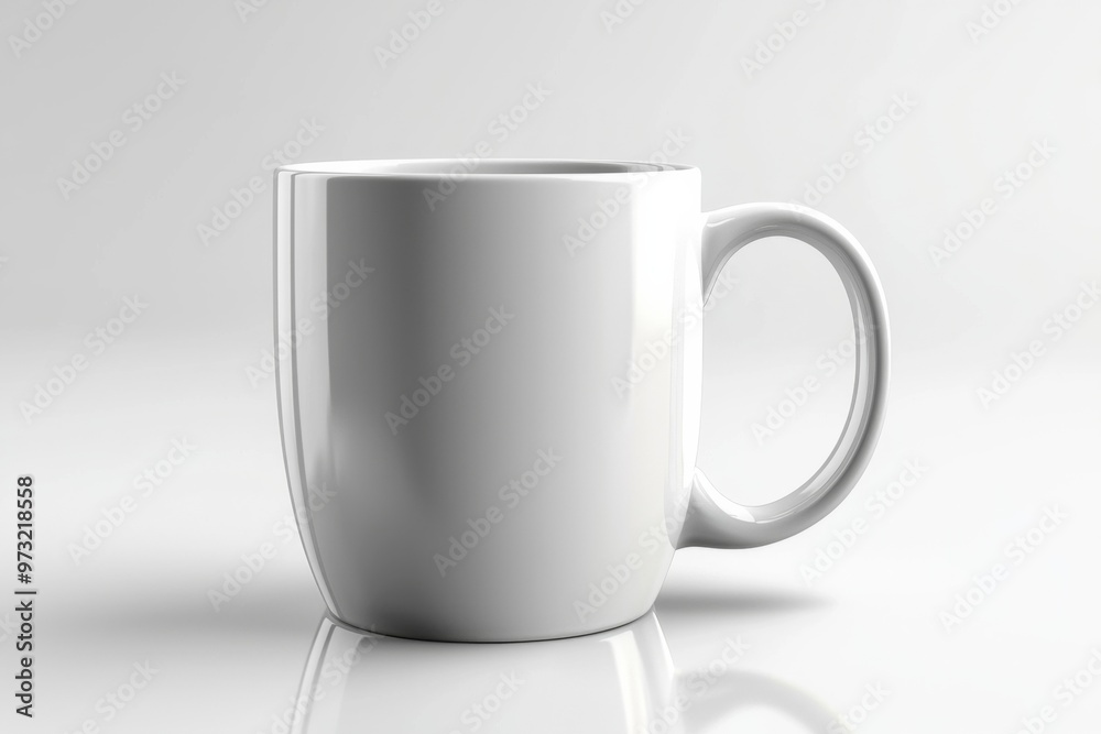 Coffee Mug Mockup on Isolated Background created with Generative AI Coffee Mug Mockup on Isolated Background created with Generative AI