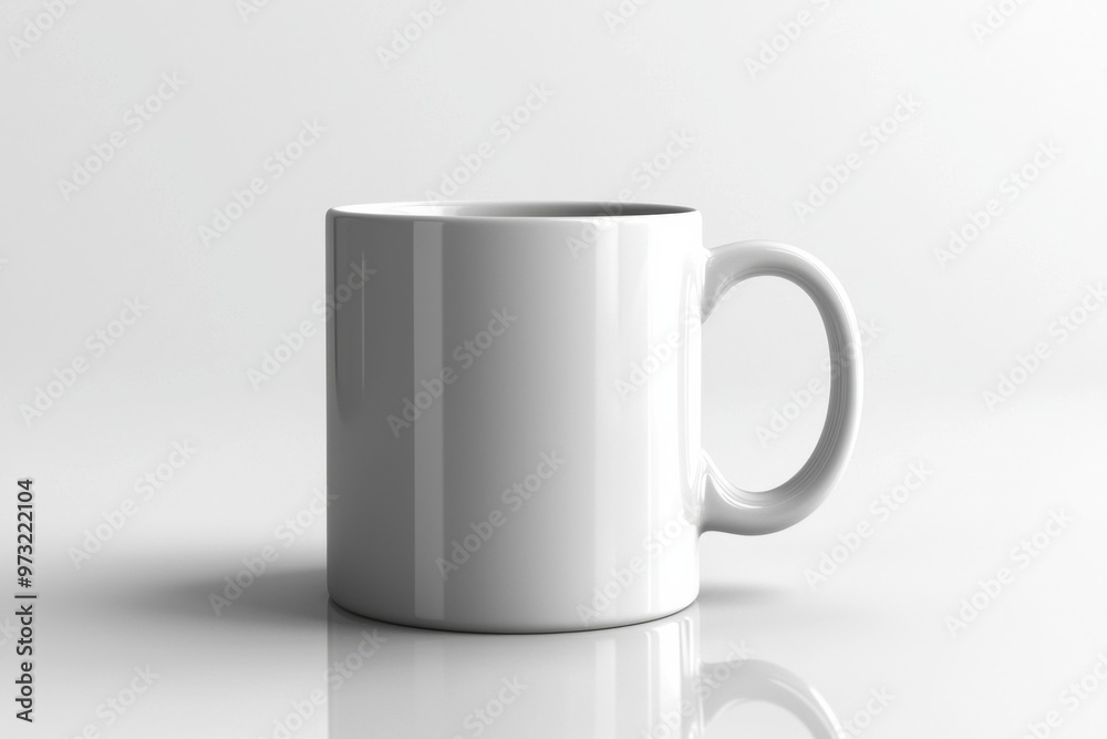 Coffee Mug Mockup on Isolated Background created with Generative AI Coffee Mug Mockup on Isolated Background created with Generative AI