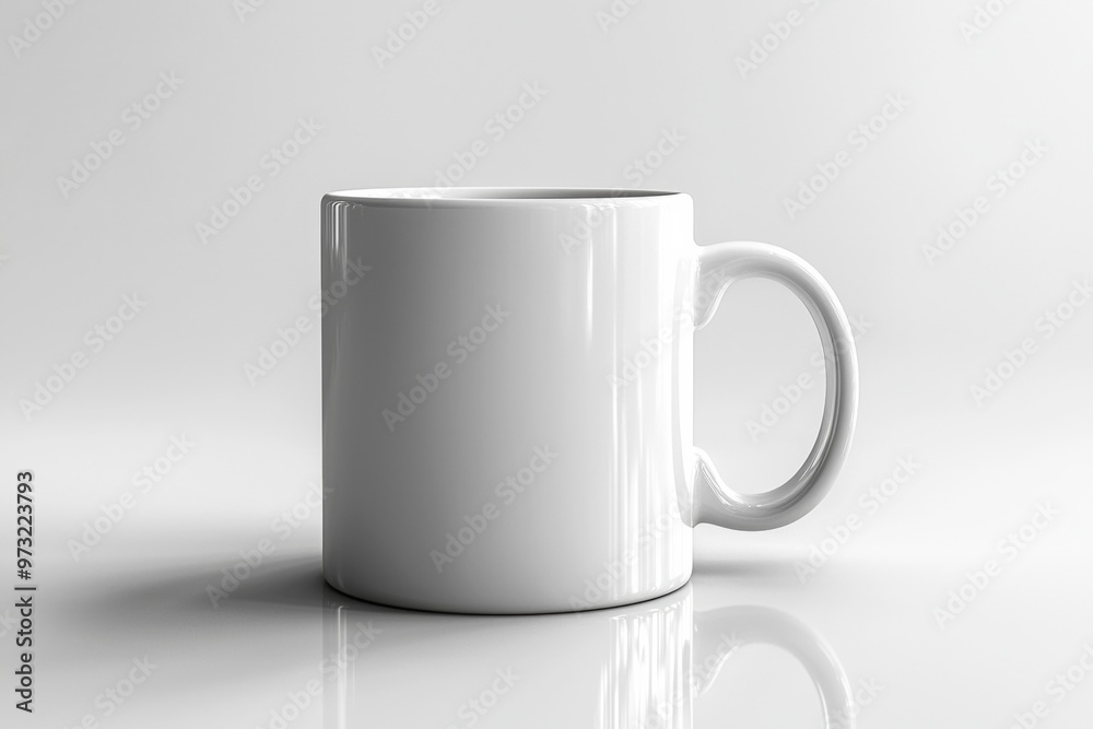 Coffee Mug Mockup on Isolated Background created with Generative AI Coffee Mug Mockup on Isolated Background created with Generative AI