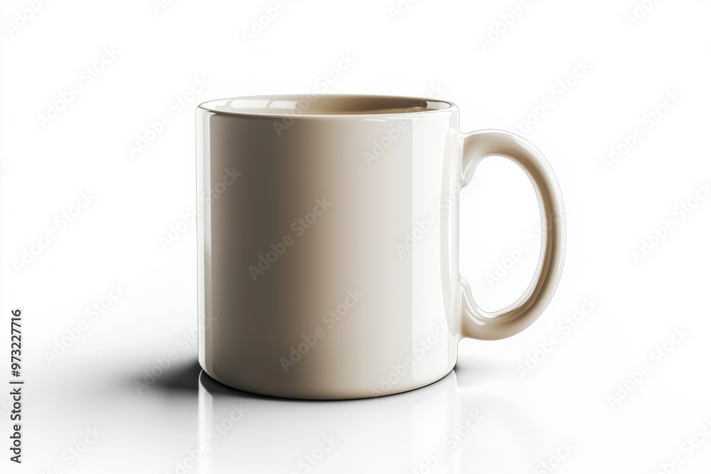 Coffee Mug Mockup on Isolated Background created with Generative AI