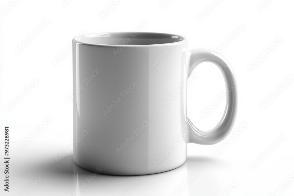 Coffee Mug Mockup on Isolated Background created with Generative AI Coffee Mug Mockup on Isolated Background created with Generative AI