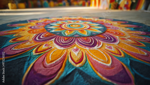 Mandala Sand Art, colorful tibetan sand mandala, colorful mandala, sand art