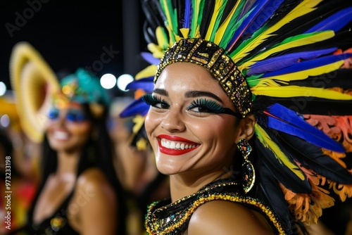 Rio Carnival parades broadcasted globally via Live Broadcasts, capturing every detail photo