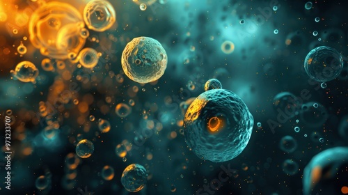 Wallpaper Mural Abstract Neural Network Concept Visualization in Vivid Colors Torontodigital.ca