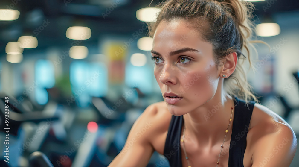 Focused and determined A powerful portrait of people training in the gym showcasing strength endurance and dedication in a fitness environment Focused and determined A powerful portrait of people training in the gym showcasing strength endurance and dedication in a fitness environment