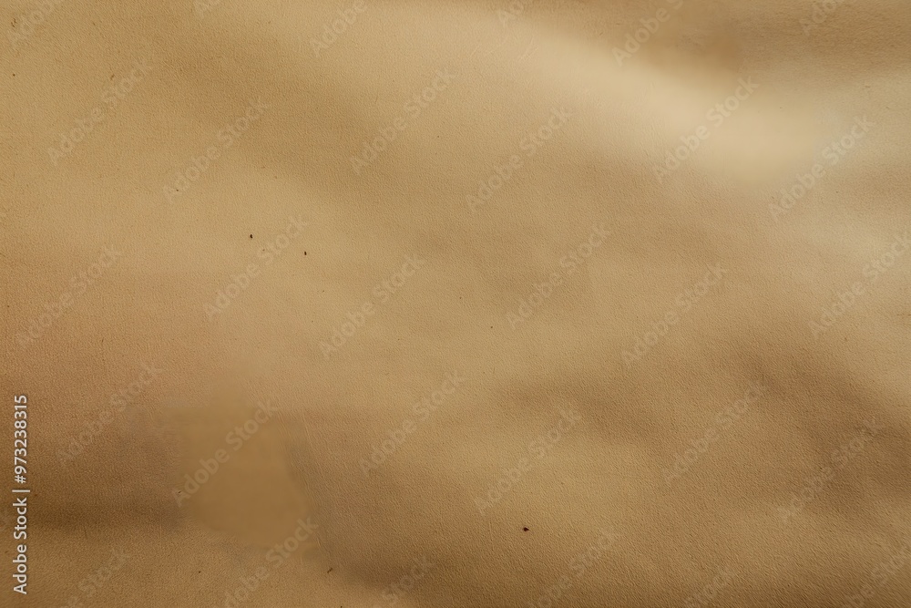 Naklejka premium Blank Brown Paper Texture Background, Smooth, Slightly Aged, Texture Overlay, Poster Background, Paper Surface