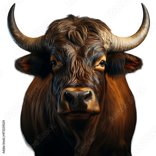 portrait of a cow