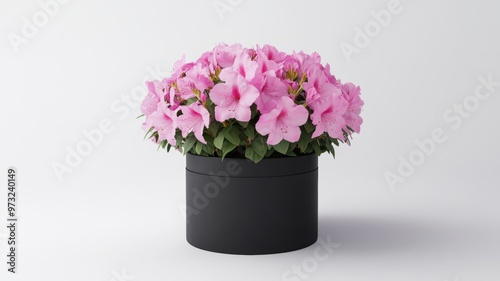 Bouquet of azaleas in an el...