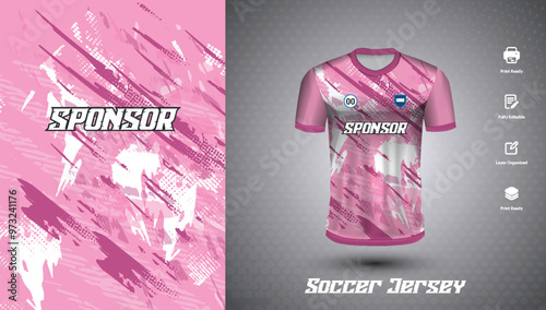 Soccer jersey design for sublimation or sports tshirt design for cricket
