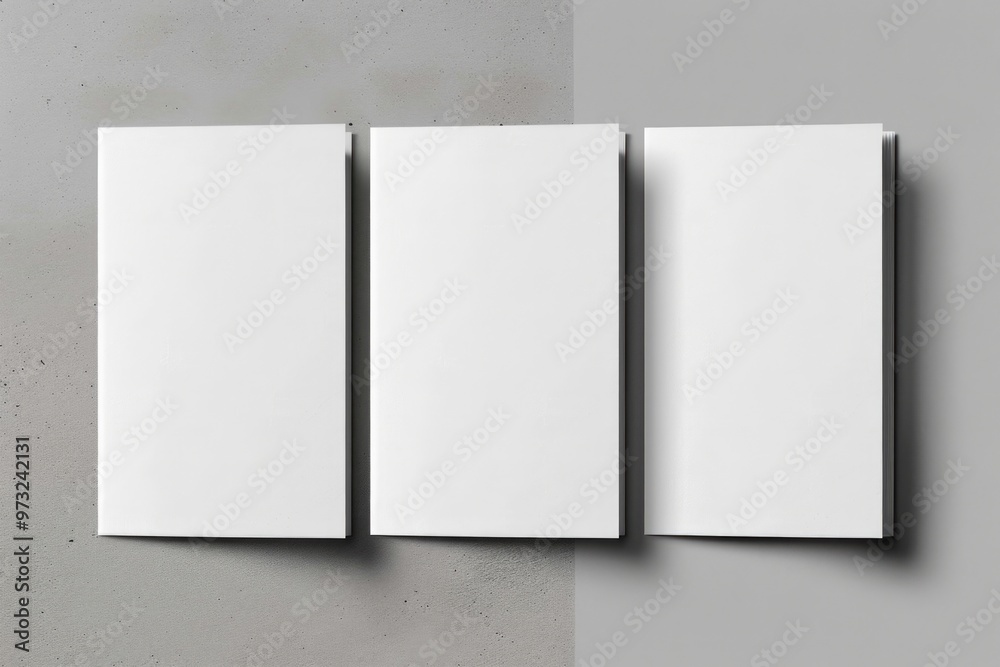 A couple of white boxes sitting on top of a wall, simple and clean A couple of white boxes sitting on top of a wall, simple and clean