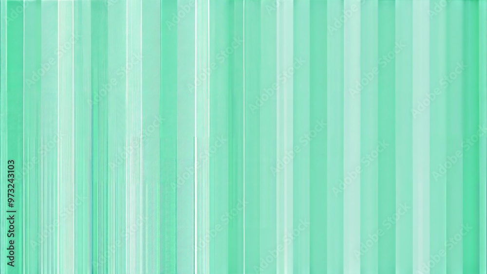 Striped abstract background in calm mood featuring vertical soft mint lines with copy space Striped abstract background in calm mood featuring vertical soft mint lines with copy space