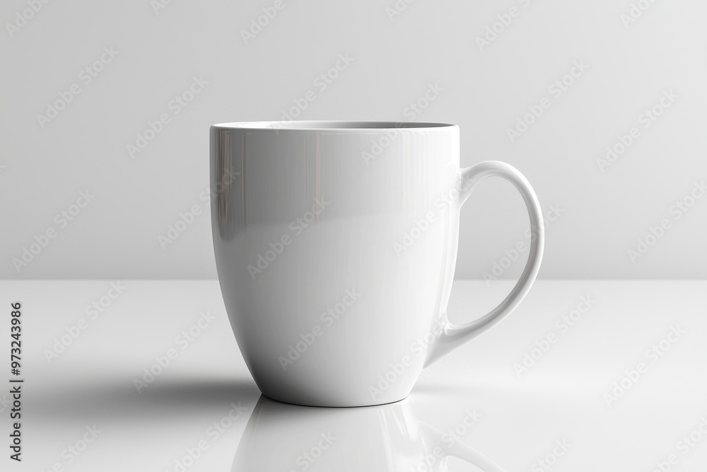 Coffee Mug Mockup on Isolated Background created with Generative AI Coffee Mug Mockup on Isolated Background created with Generative AI