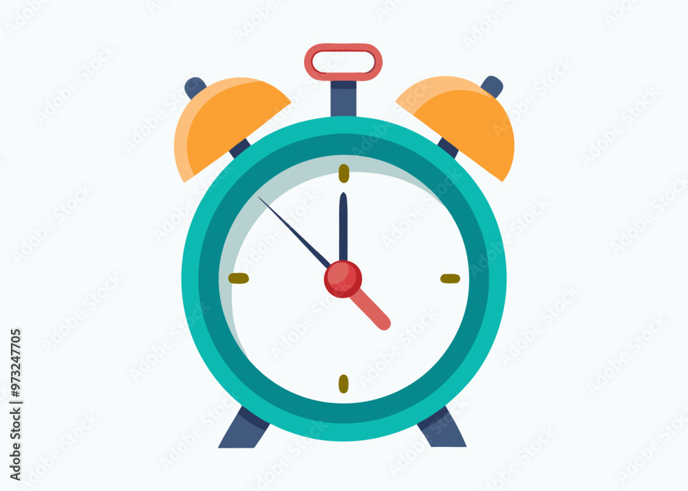 A simple, flat-style illustration of a classic alarm clock, perfect for adding a touch of vintage charm to your designs. This graphic is ideal for websites, apps, and marketing materials. A simple, flat-style illustration of a classic alarm clock, perfect for adding a touch of vintage charm to your designs. This graphic is ideal for websites, apps, and marketing materials.