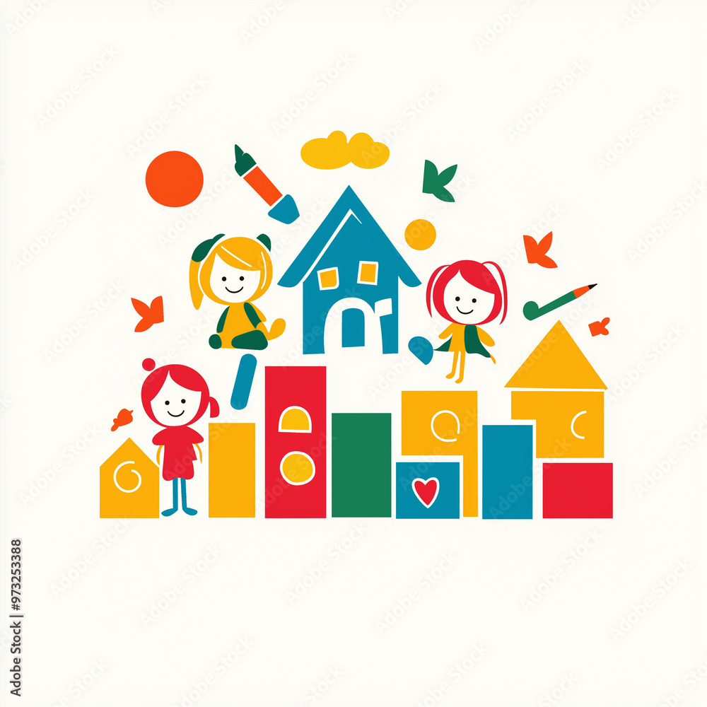 Logo for daycare center Logo for daycare center