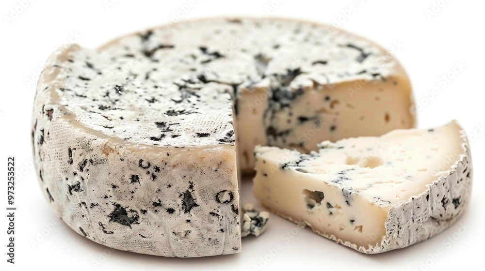 A slice removed from a block of cheese, perfect for illustration or design