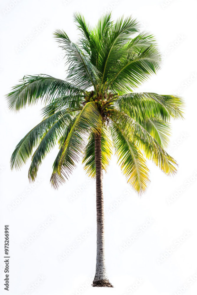 Obraz premium A coconut palm tree