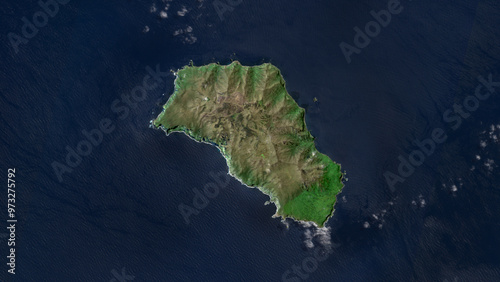 Gough Island. Saint Helena, Ascension and Tristan da Cunha. Satellite, November 24, 2020 photo