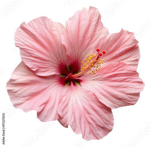 PNG Pink hibiscus flower blooms in vibrant colors