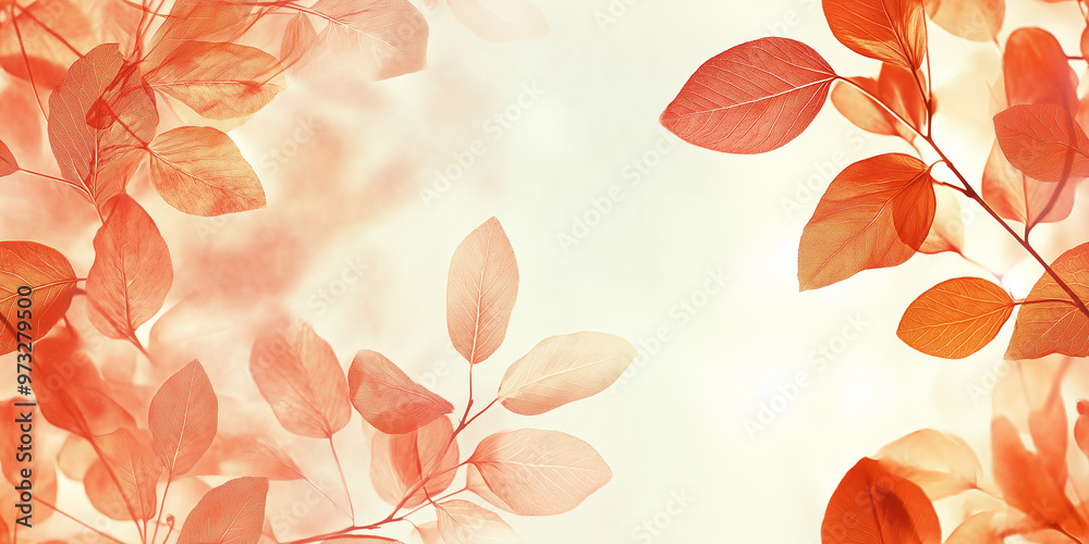 Light and airy seamless pattern with orange leaves on a soft background, capturing the essence of autumn. Ideal for elegant seasonal designs and soft decor. Light and airy seamless pattern with orange leaves on a soft background, capturing the essence of autumn. Ideal for elegant seasonal designs and soft decor.