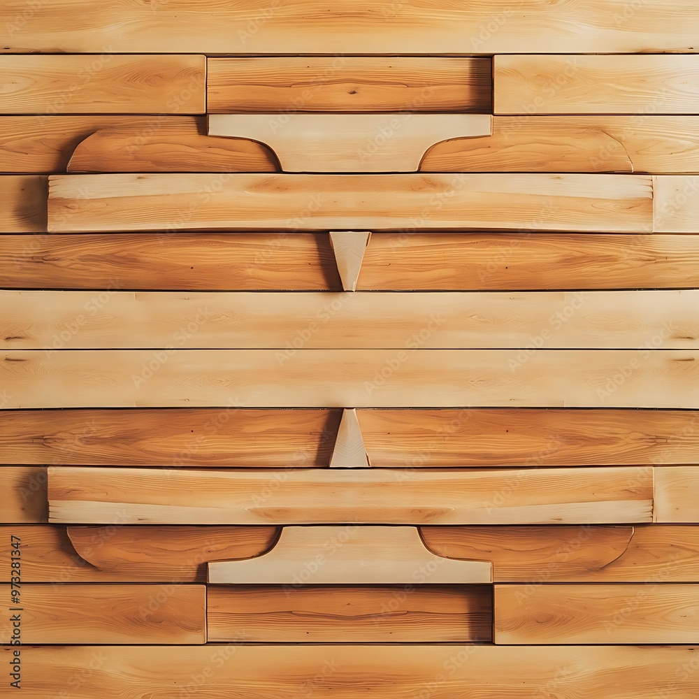 Top view of light wooden background with horizontal planks Top view of light wooden background with horizontal planks