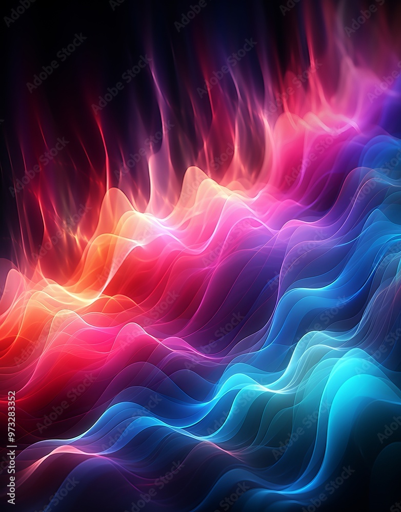 Fototapeta premium Stunning Neon Background for Vibrant Visuals