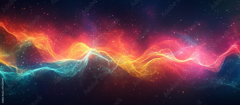 Obraz premium Abstract Neon Light Background for Modern Designs