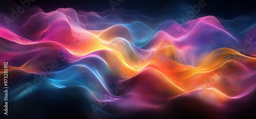 Abstract Neon Light Background for Modern Designs