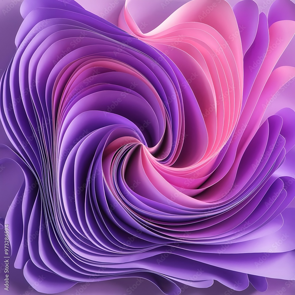 Pattern of overlapping paper sheets in purple and pink tones Pattern of overlapping paper sheets in purple and pink tones