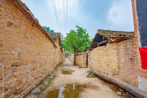 An ancient village in Taihang Mountain, Heshun, Yangquan, Shanxi photo