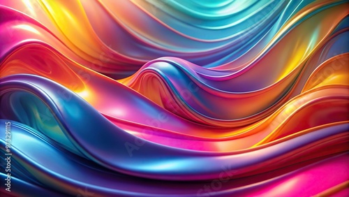 Colorful abstract background with gradient and fluid shapes