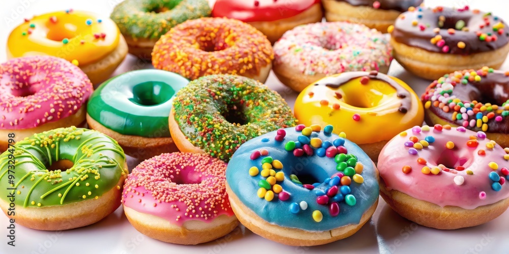 A Colorful Collection of Glazed Donuts, Close-Up, Assorted Flavors, Sweet Treat, Bakery, Dessert, Sugar, Delicious, Donuts, Foodie, Food Photography, Treat, Baked Goods, Sweet, A Colorful Collection of Glazed Donuts, Close-Up, Assorted Flavors, Sweet Treat, Bakery, Dessert, Sugar, Delicious, Donuts, Foodie, Food Photography, Treat, Baked Goods, Sweet,