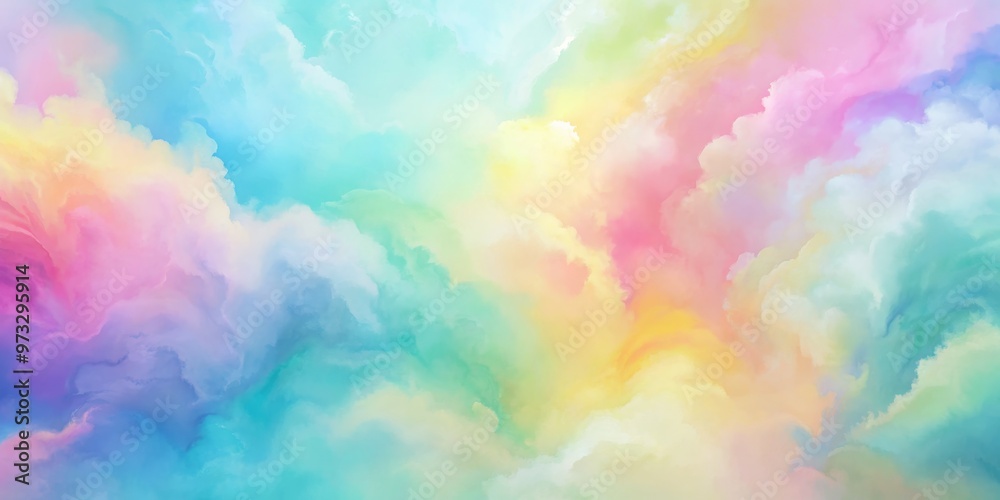 Dreamy Pastel Cloud Canvas, digital art, watercolor clouds, abstract background , pastel , sky , clouds , dreamy Dreamy Pastel Cloud Canvas, digital art, watercolor clouds, abstract background , pastel , sky , clouds , dreamy